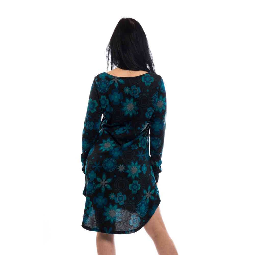 Innocent Lifestyle - Flower Rounds Winter Robe courte - Noir